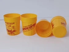 4 Myers's Rum Original Dark Sharkbite Plastic Cups 16 Oz Jamaica Vintage 