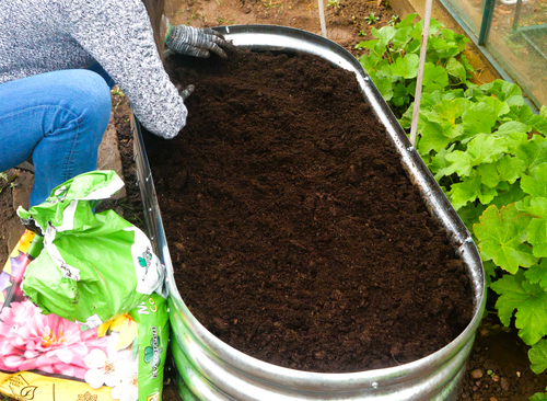 Raised Metal Garden Bed Planter Double Layer Galvanised & Gloves 1.2 meter Large - Picture 20 of 24