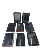 Lot of 8 Various Sized Tablets - Nook Amazon - UNTESTED For Parts or Repair