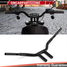 For Harley Softail FLS Low Rider Glide Road King 10" MX-T Bar Handlebar 1 1/4''