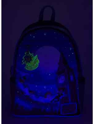 Disney Parks Loungefly Peter Pan Night Sky Mini Backpack - Navy Mickey Mouse: The Main Attraction Peter Pan main image 3
