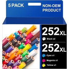 T252XL 252XL 252 XL Ink Cartridges For Epson WorkForce WF-3640 7710 7620 7720