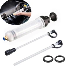 Car Oil Fluid Extractor Auto Oil Change Syringe with Hose Manual Fuel Suction