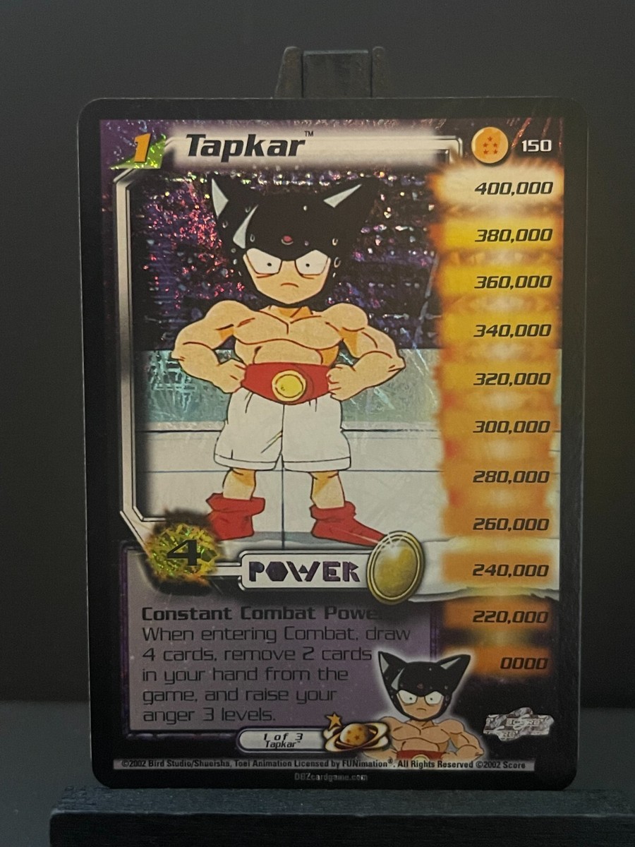 Dragon Ball Z CCG Tapkar LV1 150 World Games Saga ULE Alt Foil
