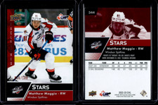 2022-23 Upper Deck CHL UD Exclusives Stars #344 Matthew Maggio /100