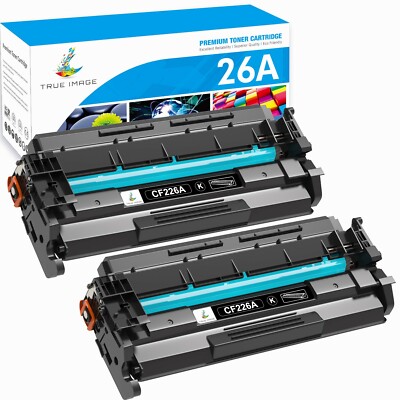 2PK Fits For HP Laserjet Pro M402n MFP M426fdw CF226A 26A Black Toner Cartridge