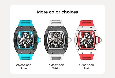 cronos p-taro0812 CRONUSART Men Automatic Watch Tonneau Mechanical Carbon