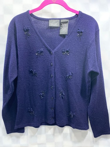 KATHIE LEE Collection Cardigan Sweater 