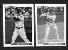 2020 Bowman Heritage Prospect and Base Black & White Parallel You Pick