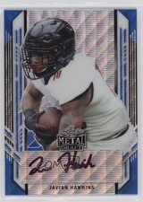 2021 Leaf Metal Draft Portrait Blue Wave 30/30 Javian Hawkins #PA-JH1 Auto k4s