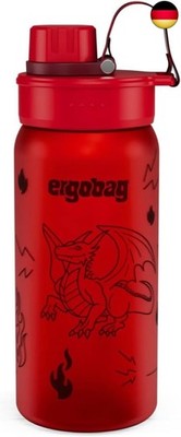 ergobag Trinkflasche BPA-frei 550 ml, auslaufsicher und Kohlensäure geeignet, 