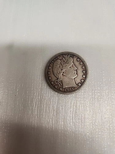 Beautiful 1916-D U.S. Barber Quarter (SILVER)