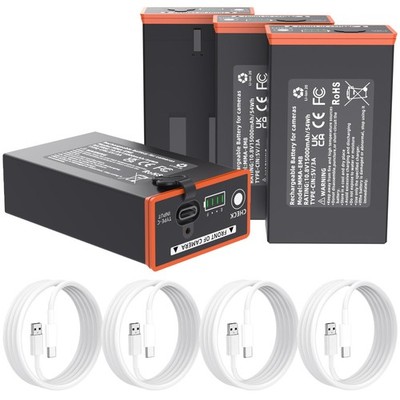 FJP 4-Pack 5.0Ah Moultrie Power Mag Replacement Battery - Compatible with Mou...
