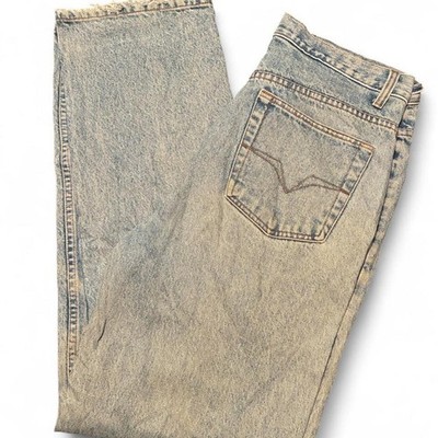 Vintage Tommy Hilfiger Light Wash Baggy Skater Denim Jeans Mens 32 Blue