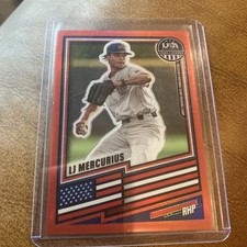 2026 Panini USA Stars And Stripes LJ Mercurius Red /399