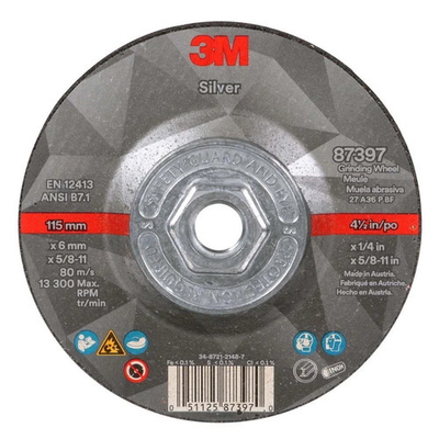 #ad #ad 3M 87397 4.5quot; Grinding Disk T27 Quick Change 5 8 11 Threaded Arbor 10 PACK $32.82
