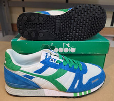 Diadora Titan II Green/Blue/White Shoes Sneakers Mens Size 8.5
