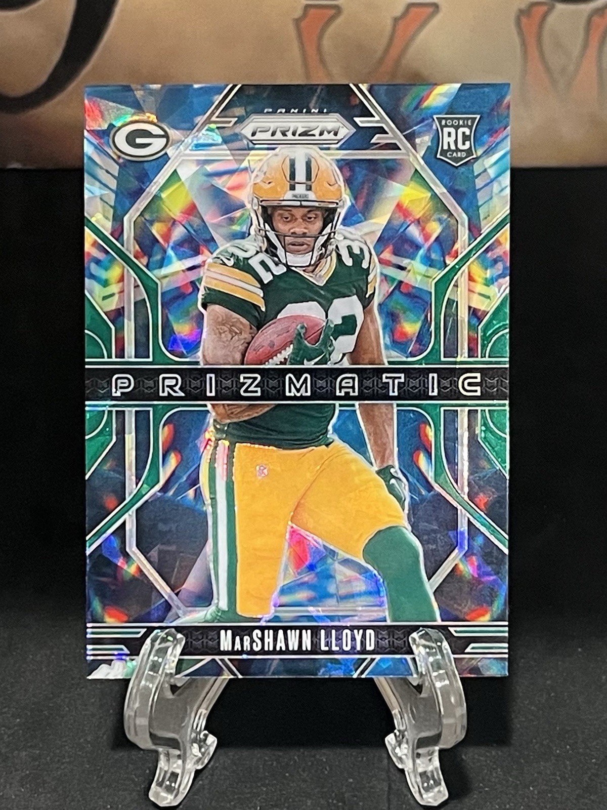 MarShawn Lloyd Panini Prizm Prizmatic #4 Green Ice