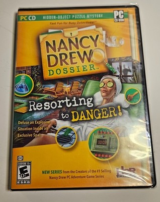 Nancy Drew Dossier: Resorting to Danger (PC CD-ROM, 2009) NEW