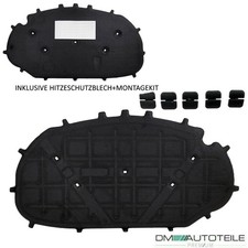 Dämmatte Motorhaube Motorraumdämmung+Montageset +Hitzeblech passt für VW GOLF 6