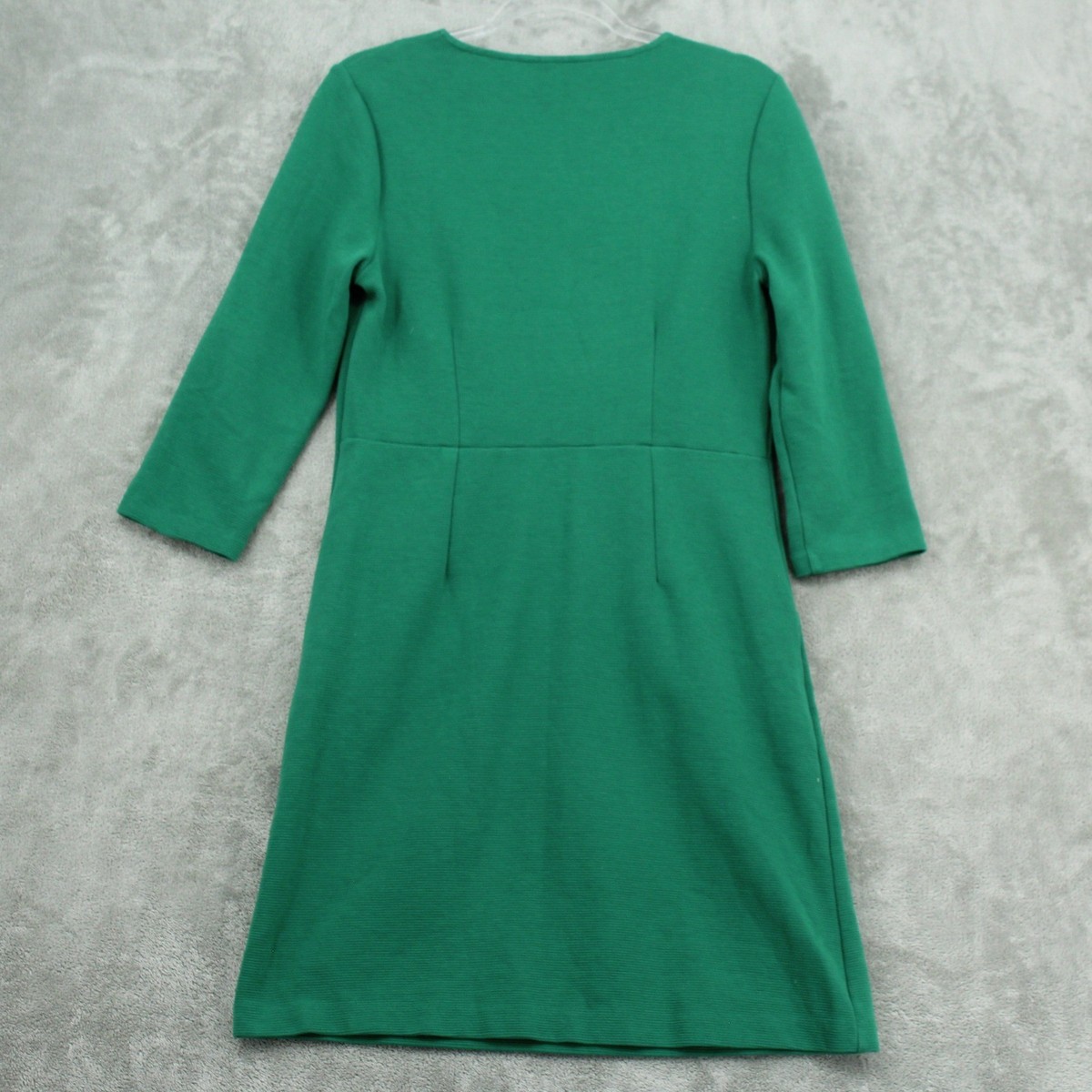 Boden Dress Womens 8 Ottoman Shift Ribbed Knit Pockets Kelly Green Office  Career | eBay