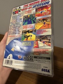 Sonic R (Sega Saturn, 1997) Tested Complete Humidity Damage Read Description 