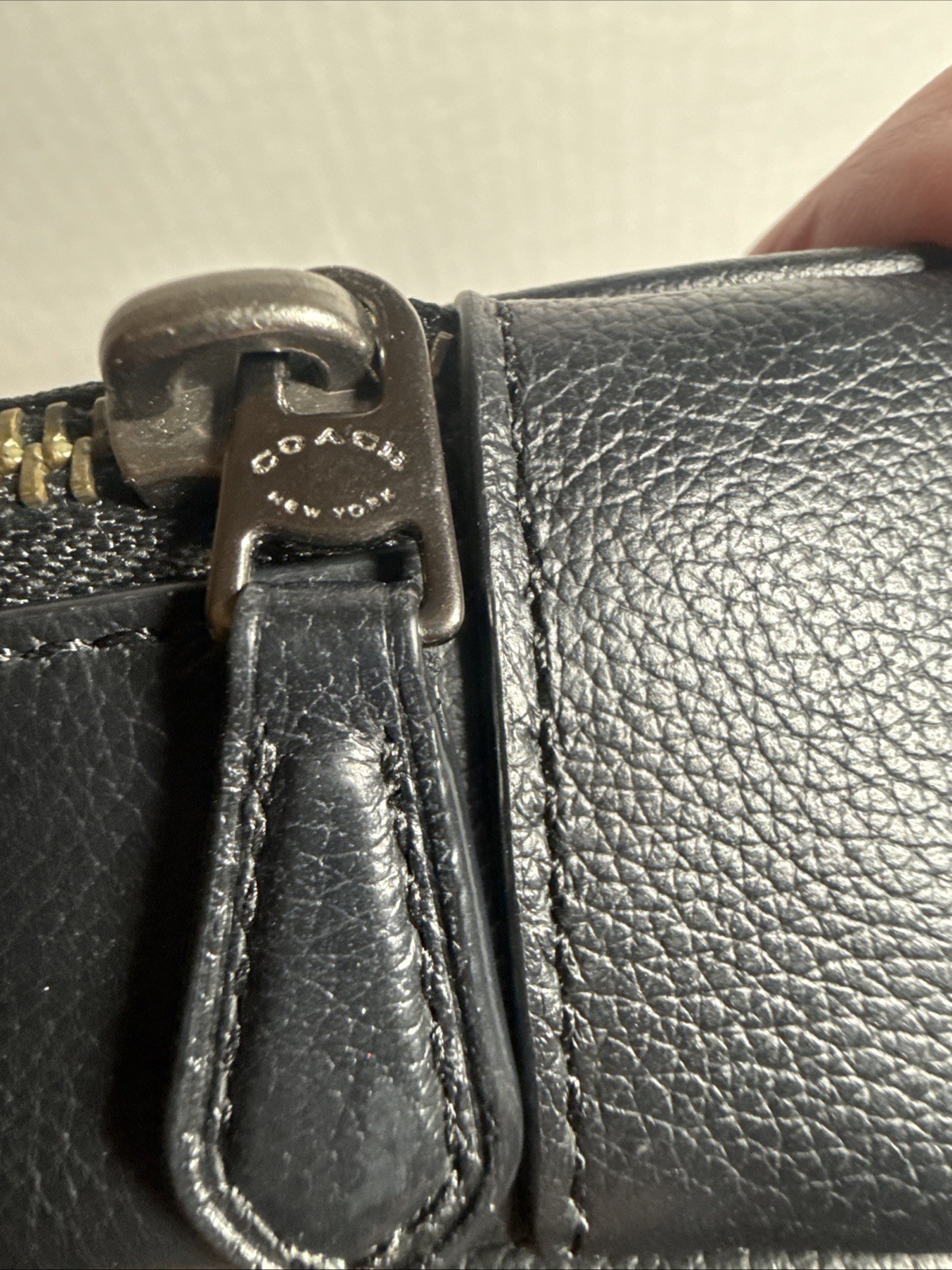 Coach Multifunction Leather Pouch/Case 39806 Blac… - image 4