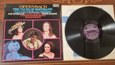 Offenbach The tales of Hoffmann - Sutherland Domingo Bonynge - Decca N/B *NrMINT