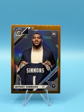 2019 Panini Donruss Optic - Rookies Jeffery Simmons #108 Bronze Prizm (RC)