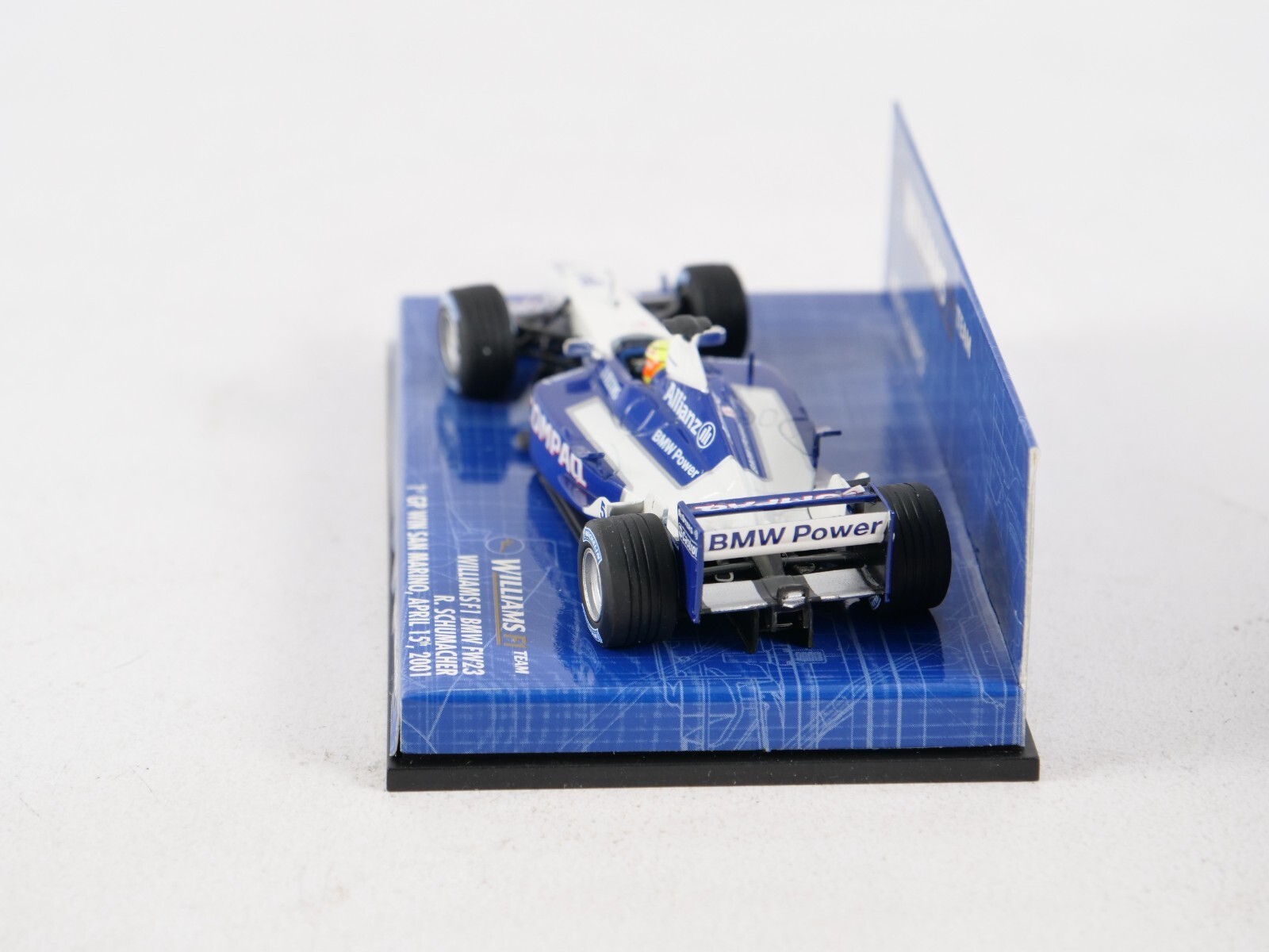Voiture F1 Williams BMW FW23 Minichamps 1:43 de Collection Édition San M