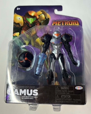 Jakks Pacific Metroid Samus with Morph Ball Phazon Suit Action Figure 2024