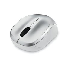 2.4G Wireless LED Silent Mouse - Noiseless and 1.4" x 2.3" x 3.7" Silver Mouse
