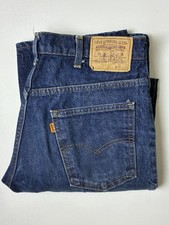 Vintage Levi s 517-0217 Orange Tab Bootcut Jeans 33Wx32L Made in USA 1970s