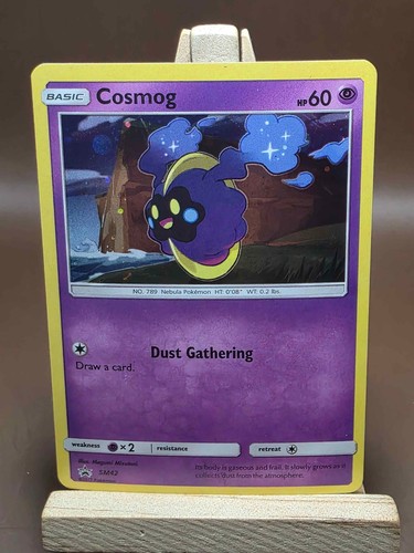 MP SWIRL POKEMON SUN & MOON COSMOG SM42 COSMOS HOLO (BLACK STAR PROMO)