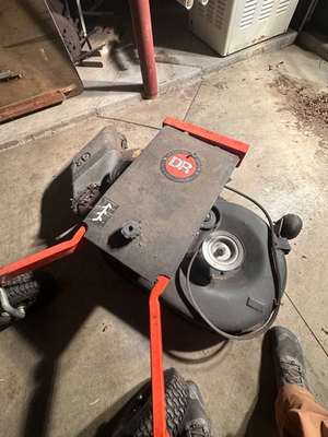 #ad 42quot; DR lawn mowing attachment . Used. $650.00