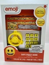 NEW Emoji Safe Piggy Bank Electronic ATM Password Money Coin Cash Safe USA-Ship