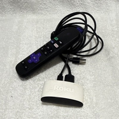 Roku Streaming Stick 3950X HDMI Dongle White/Black w/ Roku Remote USB Cable