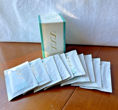 Vintage 1989 Avon Skin So Soft Bath Oil After Bath Towelettes 10 Pack NOS In Box