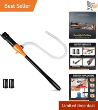 Portable Electric Gas Water Pump 2.2 GPM Handheld Fuel Transfer Pump