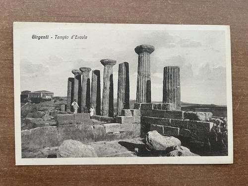 GIRGENTI TEMPIO D’ERCOLE RICORDO VISITA CLUB ALPINO ITALIANO 21-22/5/1927