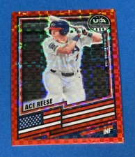 Ace Reese 2026 Panini Stars & Stripes Prizm Red Power No. 53 #37/149
