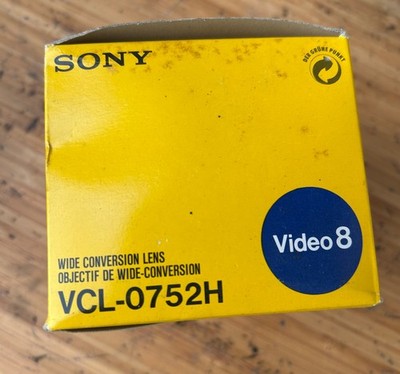 Sony Vcl-0752h X0.7 Wide Conversion Lens 52mm Vx1000 Made in Japan  NEW