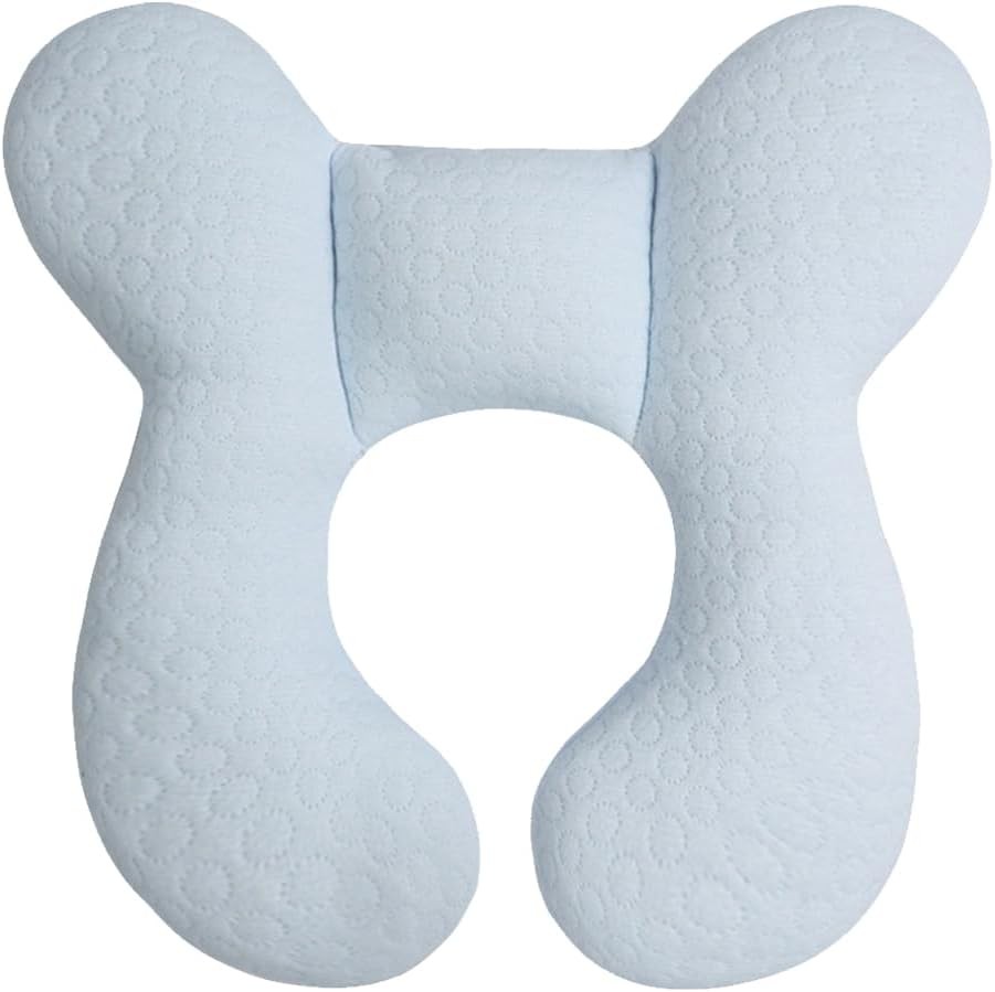 Blublu Park Baby Head Support Pillow for Newborn, Soft Cotton Baby