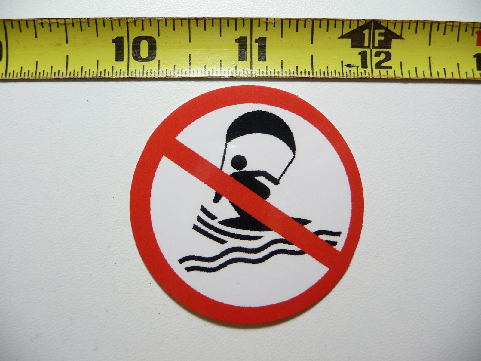 No Parasailing Allowed Occupation Work Prohibited Decal Sticker