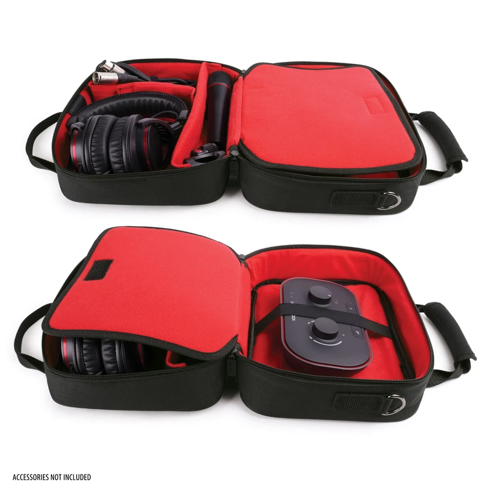 USA GEAR Podcast Equipment Case Compatible with Focusrite Vocaster One Studio - Image 2 of 4