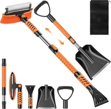 42' Ice Scraper and Extendable Snow Brush