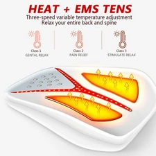 Back Stretching Device,Back Massager for Bed & Chair Back Circulation Stimulator