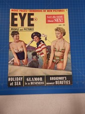 Eye Magazine June 1960 Vol 1 No 6 Vintage People Pictures Glamour Holiday