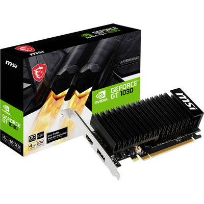 MSI Grafikkarte Nvidia GeForce GT1030 Grafikprozessor 4GB HDMI DisplayPort