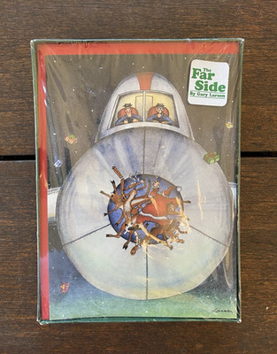The Far Side Christmas Cards  Happy Holidays  Box of 12 Gary Larson 1989 NOS